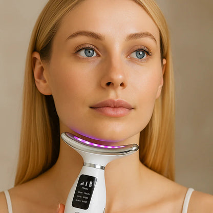 Massaggiatore Lifting Viso e Collo a Luce LED